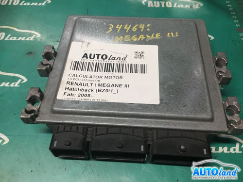 Calculator Ecu Motor 237100777r 1.5 DCI Renault MEGANE III Hatchback BZ0/1 2008