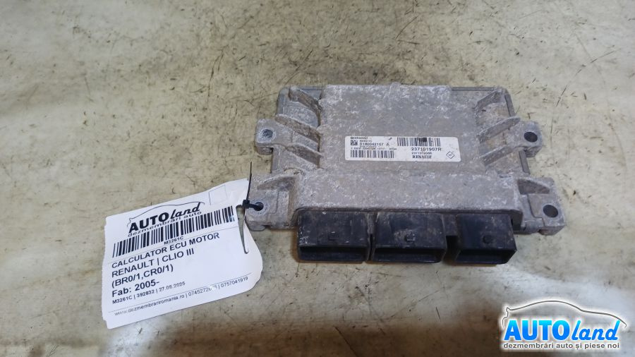 Calculator Ecu Motor 237101907r Renault CLIO III BR0/1,CR0/1 2005