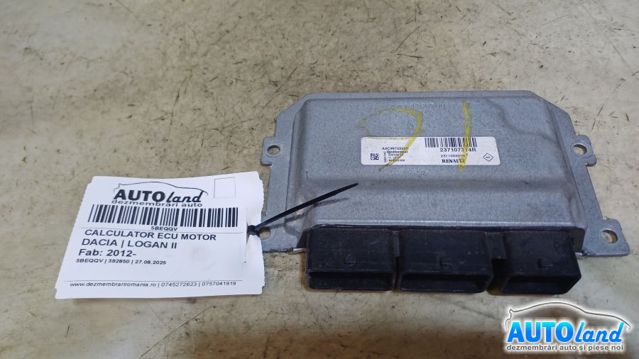 Calculator Ecu Motor 237107314r Dacia LOGAN II 2012