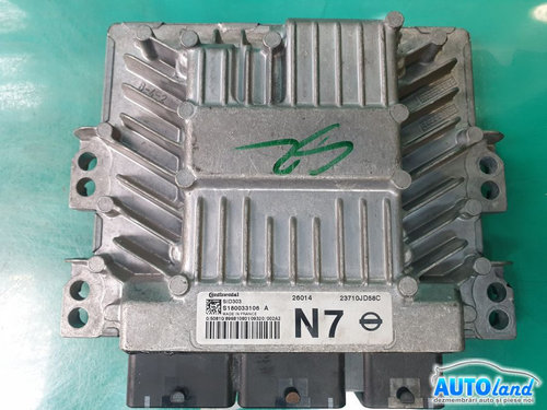 Calculator Ecu Motor 23710jd58c 1.5 DCI K9kl292 Nissan QASHQAI J10,JJ10 2007