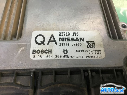Calculator Ecu Motor 23710jy08d 2.0 DCI M9rg8,0281014360/ 23710jy0 Renault KOLEOS HY 2008
