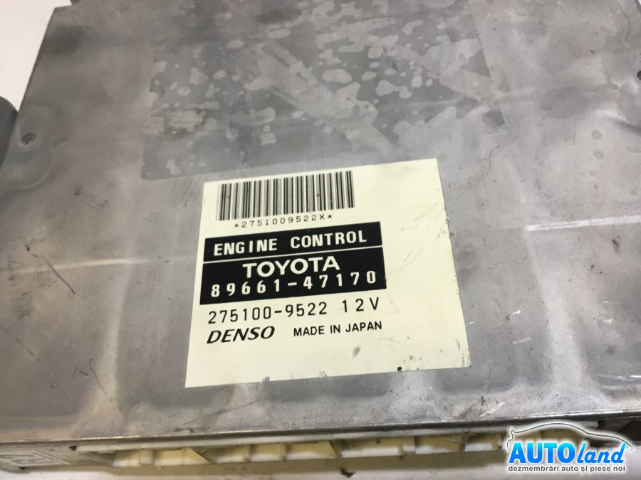 Calculator Ecu Motor 2751009522 1.5 57KW / N1z-fxe Toyota PRIUS limuzina NHW11 2000-2004
