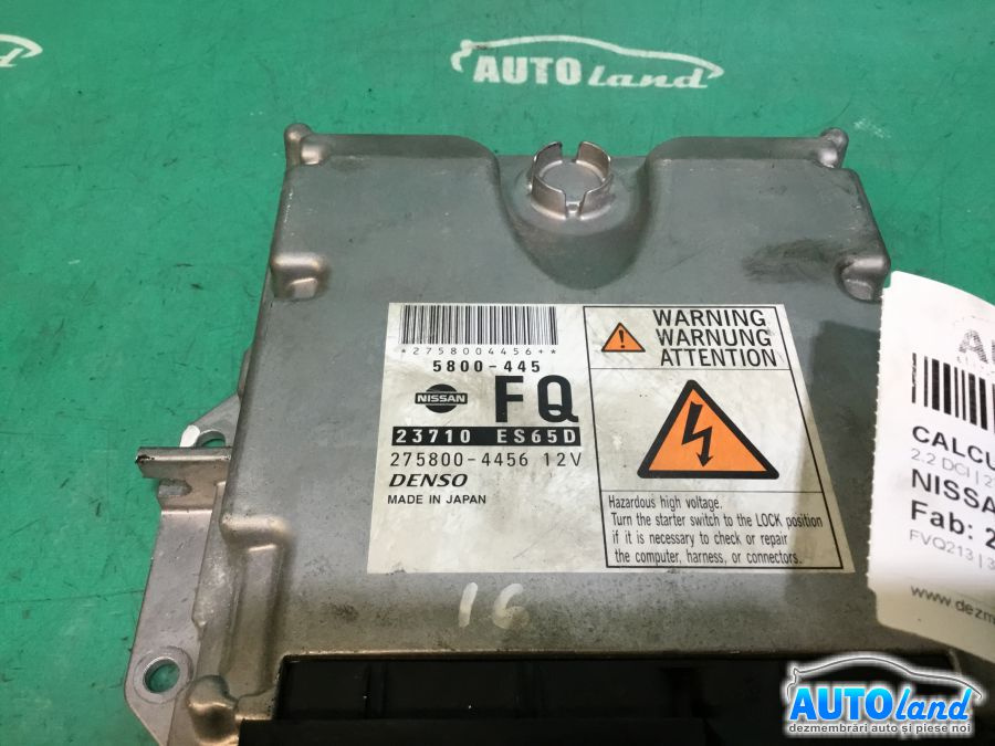 Calculator Ecu Motor 2758004456 2.2 DCI Nissan X-TRAIL T30 2001