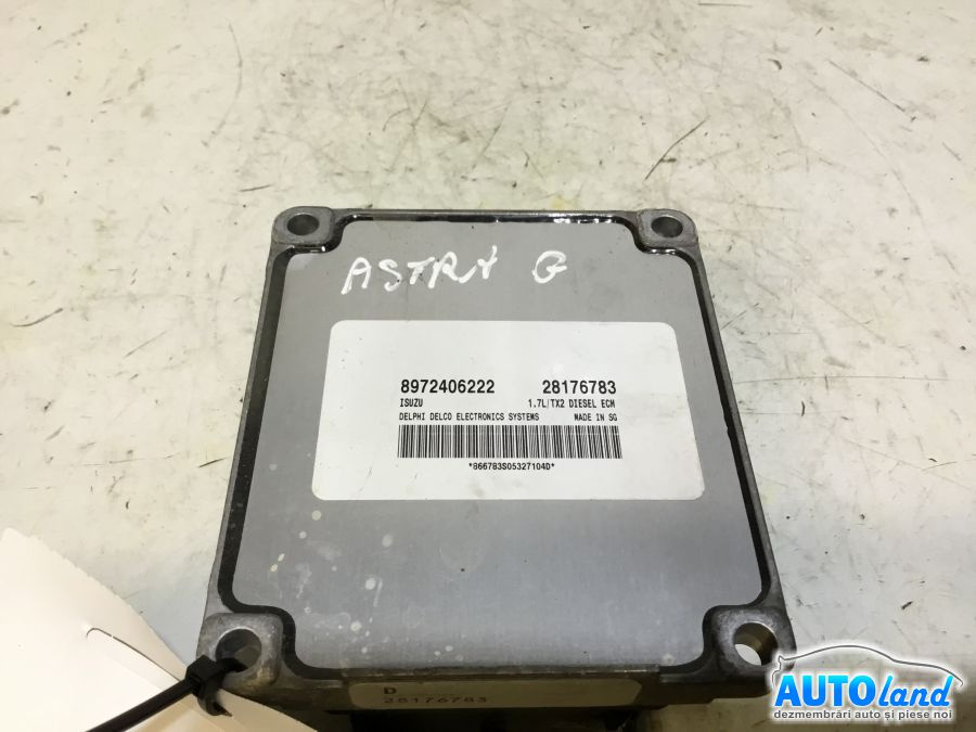 Calculator Ecu Motor 28176783 1.7 D Opel ASTRA G hatchback F48 ,F08 1998-2009