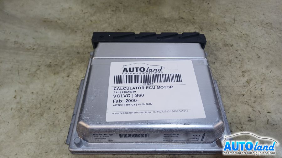 Calculator Ecu Motor 28sa5360 2.4d Volvo S60 2000