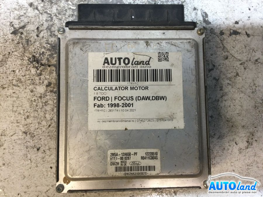 Calculator Ecu Motor 2m5a12a650pf 1.8 TDCI Ford FOCUS DAW,DBW 1998-2001