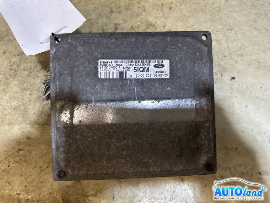 Calculator Ecu Motor 2s6a12a650te Ford FIESTA V JH ,JD 2001