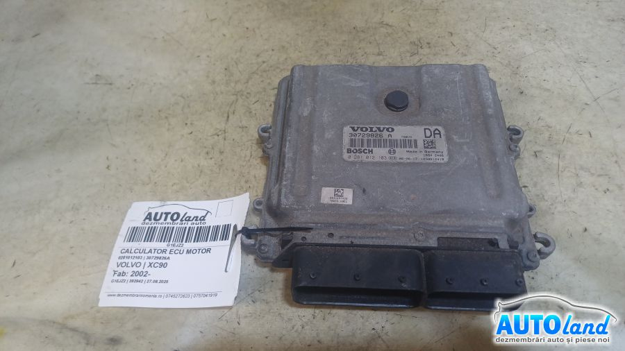 Calculator Ecu Motor 30729826a 0281012103 Volvo XC90 2002