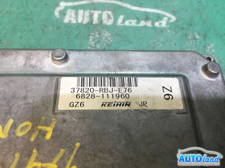Calculator Ecu Motor 37820rbje76 Hybrid 1.3 6828 111960 Honda INSIGHT 2009