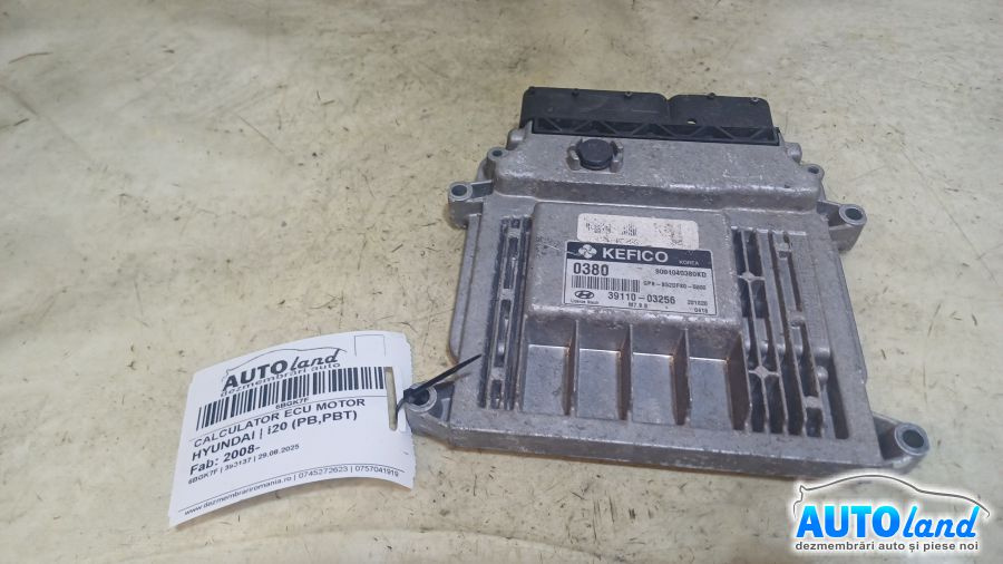 Calculator Ecu Motor 3911003256 Hyundai i20 PB,PBT 2008