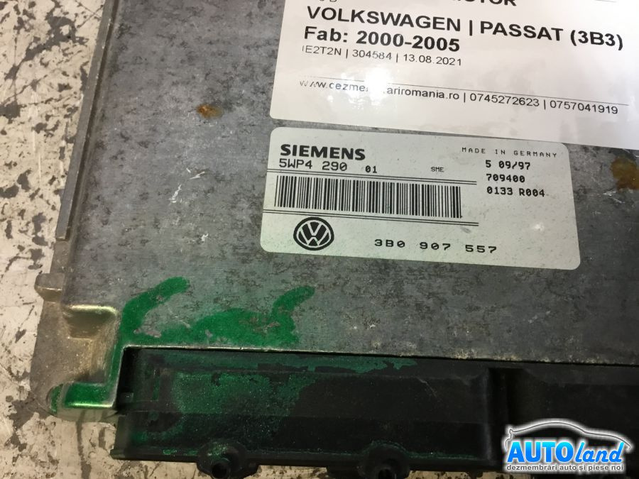 Calculator Ecu Motor 3b0907557 1.6 B Volkswagen PASSAT 3B3 2000-2005