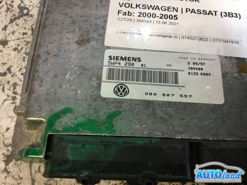 Calculator Ecu Motor 3b0907557 1.6 B Volkswagen PASSAT 3B3 2000-2005