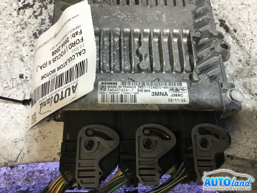 Calculator Ecu Motor 3m5112a650na 2.0 TDCI Ford FOCUS II DA 2004-2008