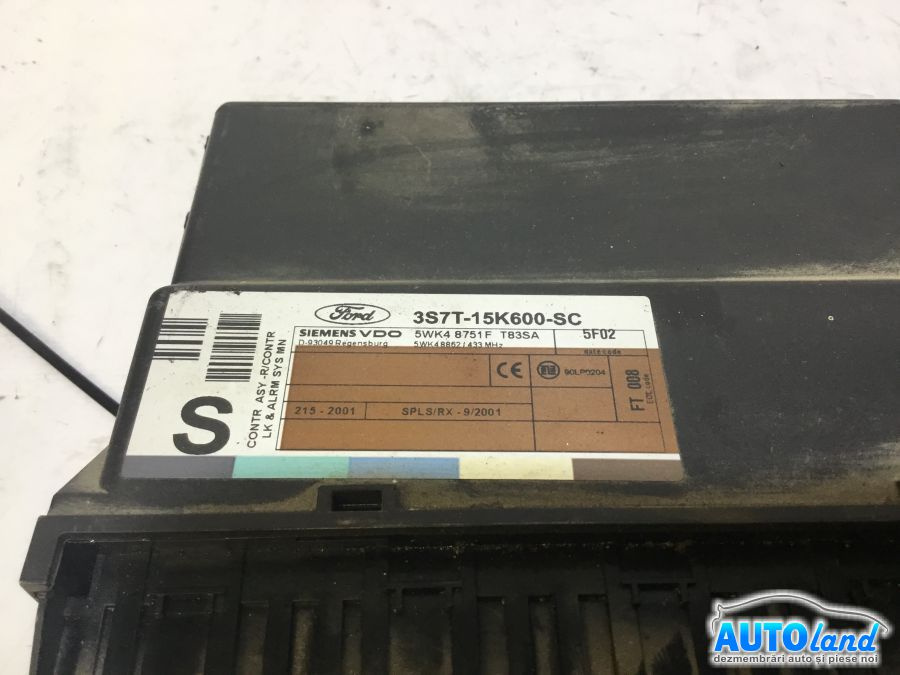 Calculator Ecu Motor 3s7t15k600sc Ford MONDEO III B5Y 2000-2003