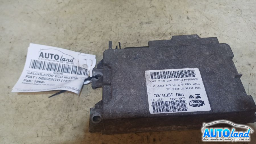 Calculator Ecu Motor 46555914 Fiat SEICENTO 187 1998