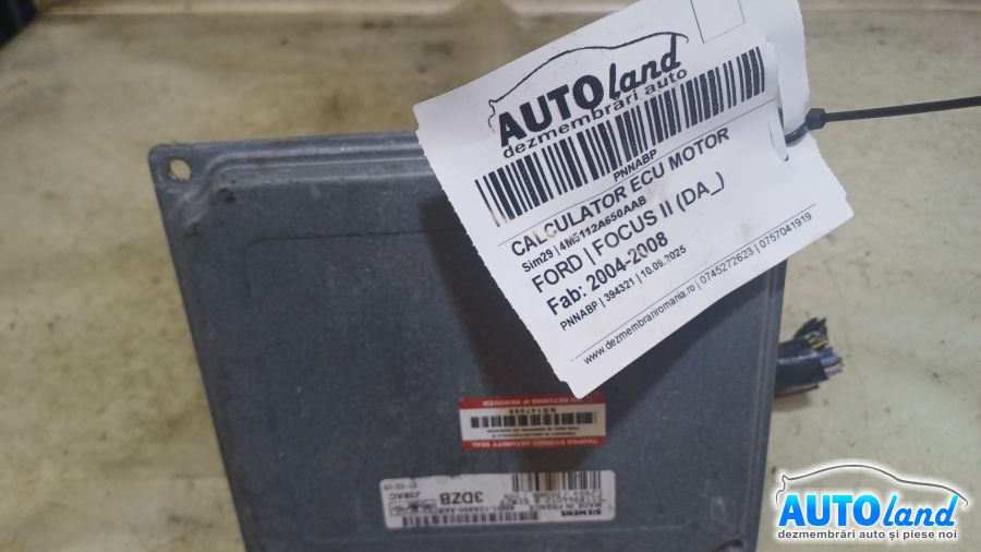 Calculator Ecu Motor 4m5112a650aab Sim29 Ford FOCUS II DA 2004-2008
