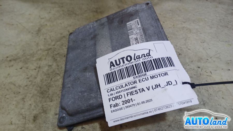 Calculator Ecu Motor 4s6112a650nc 1.4b Ford FIESTA V JH ,JD 2001