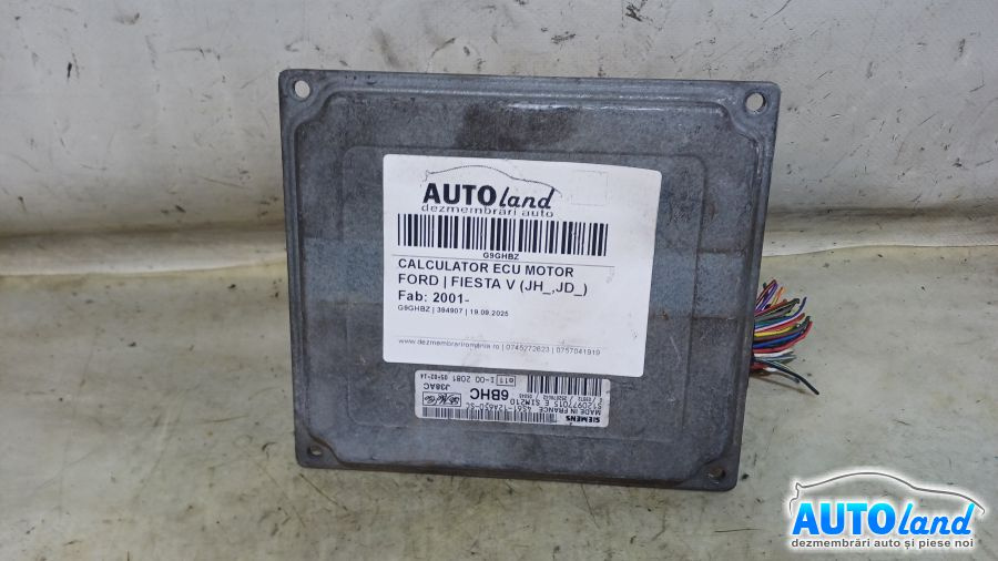 Calculator Ecu Motor 4s6112a650sc Ford FIESTA V JH ,JD 2001