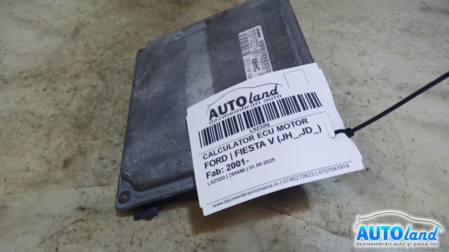 Calculator Ecu Motor 4s6112a650sc Ford FIESTA V JH ,JD 2001
