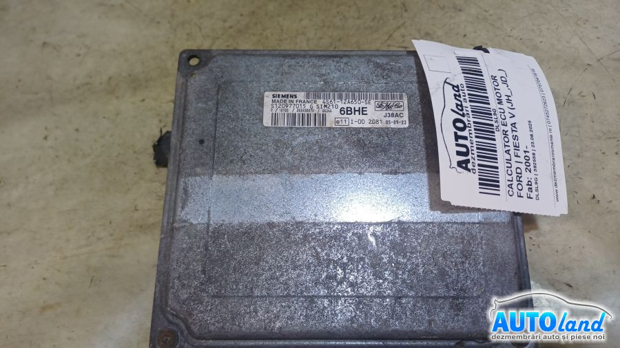 Calculator Ecu Motor 4s6112a650se Ford FIESTA V JH ,JD 2001