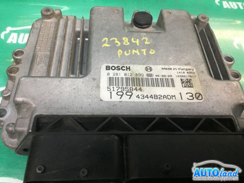 Calculator Ecu Motor 51795844 1.9 D Multijet,199a5000 Fiat PUNTO 1999-2012