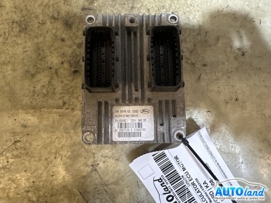 Calculator Ecu Motor 51843150 1.2 Benzina Ford KA 2008