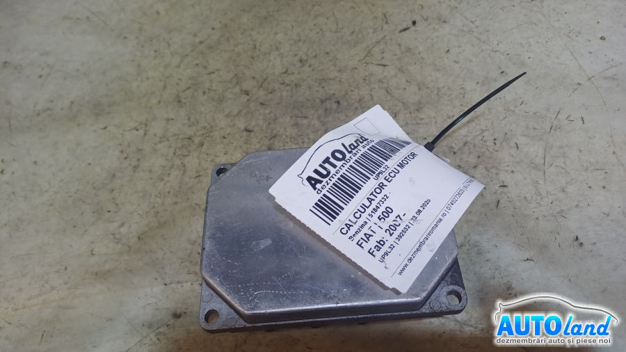 Calculator Ecu Motor 51847332 Benzina Fiat 500 2007