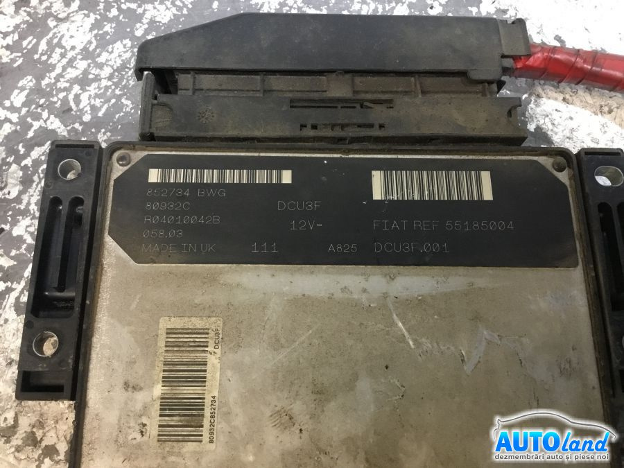 Calculator Ecu Motor 55185004 Fiat PUNTO 1999-2012