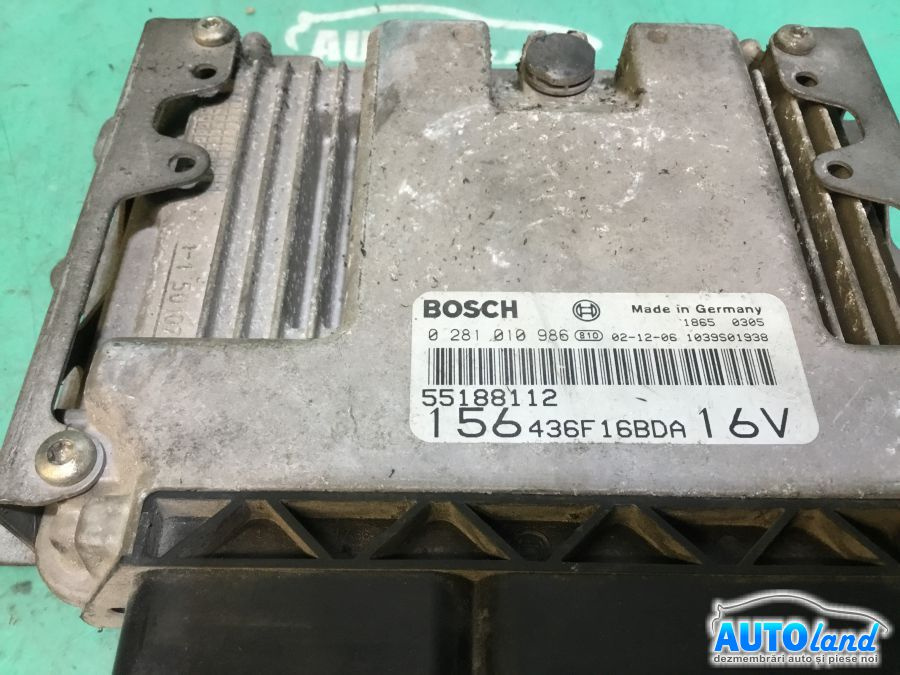 Calculator Ecu Motor 55188112 1.9 JTD,0281010986 Alfa Romeo 156 932 1997-2005