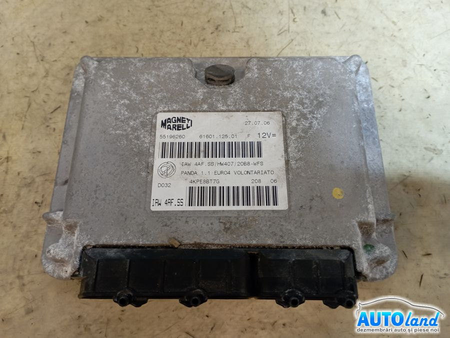 Calculator Ecu Motor 55196260 1.1 B Fiat PANDA 169 2003