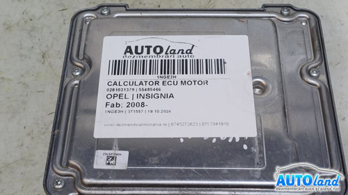 Calculator Ecu Motor 55485466 0281031379 Opel INSIGNIA 2008