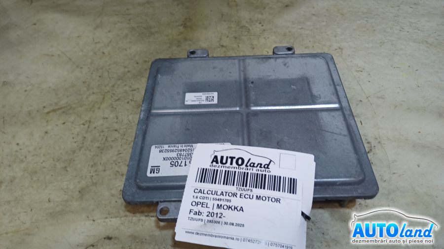 Calculator Ecu Motor 55491705 1.6 CDTI Opel MOKKA 2012