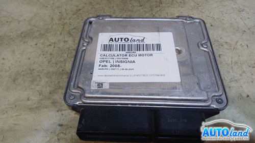 Calculator Ecu Motor 55576906 0281017105 Opel INSIGNIA 2008