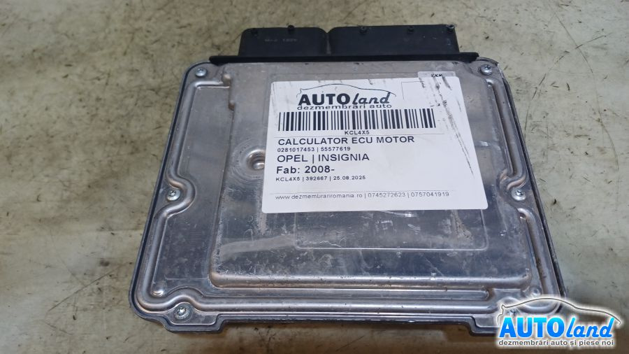 Calculator Ecu Motor 55577619 0281017453 Opel INSIGNIA 2008