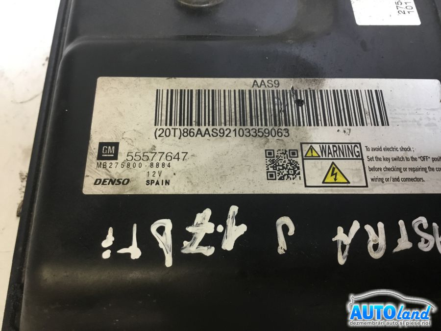 Calculator Ecu Motor 55577647 1.7 CDTI Opel ASTRA J hatchback 2009
