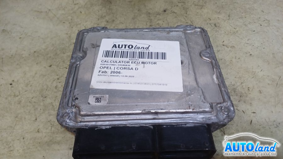 Calculator Ecu Motor 55580830 0281017960 Opel CORSA D 2006