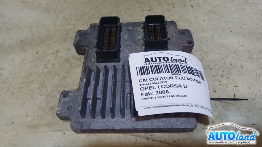 Calculator Ecu Motor 55583750 1.4xer Opel CORSA D 2006