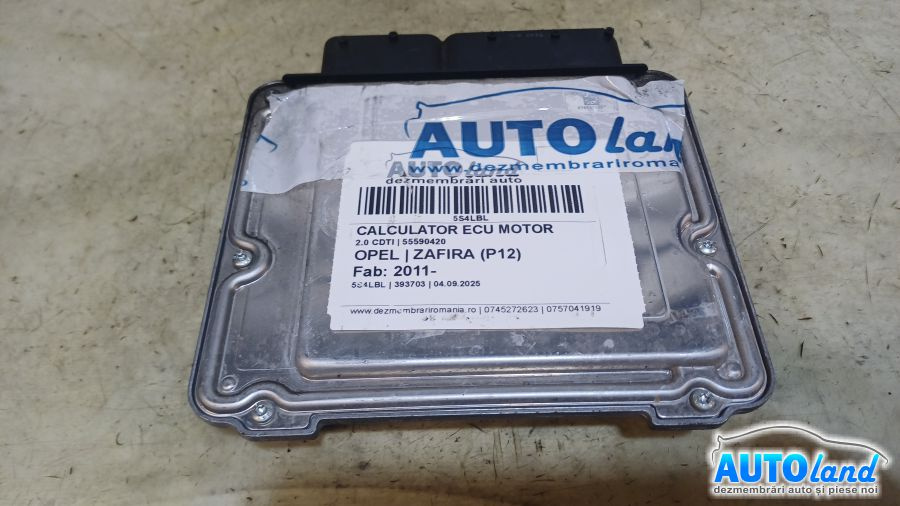 Calculator Ecu Motor 55590420 2.0 CDTI Opel ZAFIRA P12 2011