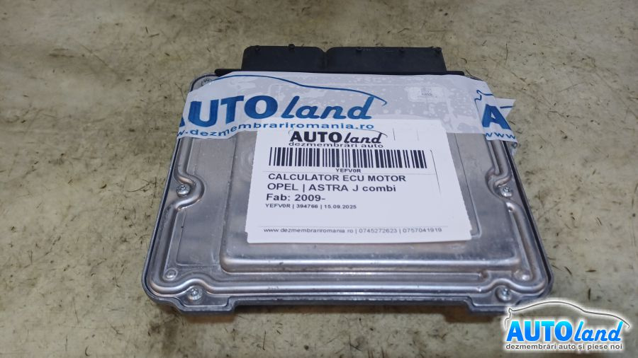Calculator Ecu Motor 55590420 Opel ASTRA J combi 2009