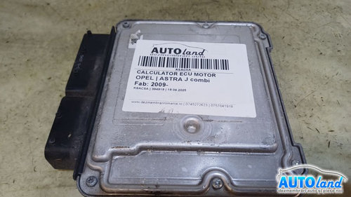 Calculator Ecu Motor 55590420 Opel ASTRA J combi 2009