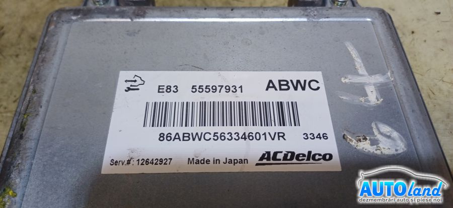 Calculator Ecu Motor 55597931 1.2 Ben Opel CORSA D 2006