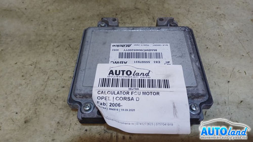 Calculator Ecu Motor 55597931 Opel CORSA D 2006