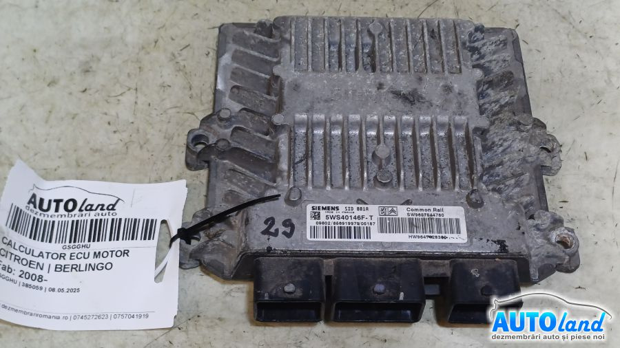 Calculator Ecu Motor 5ws40146ft Citroen BERLINGO 2008