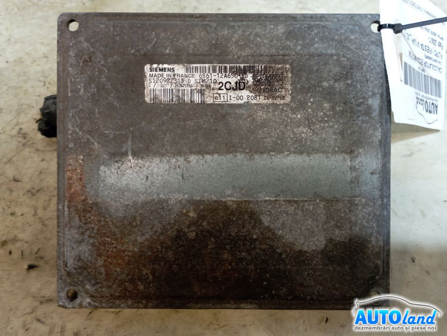 Calculator Ecu Motor 6s6112a650fd 1.3b F