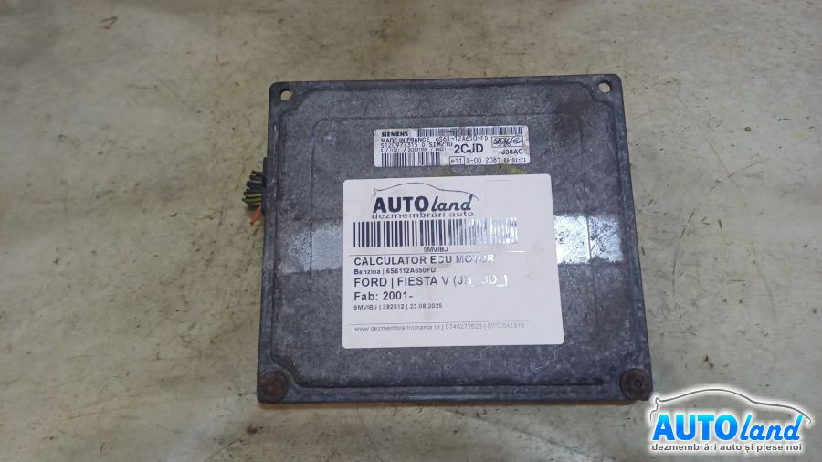 Calculator Ecu Motor 6s6112a650fd Benzina Ford FIESTA V JH ,JD 2001