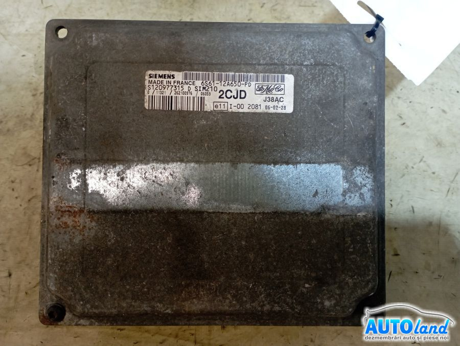 Calculator Ecu Motor 6s6112a650fd Ford FIESTA V JH ,JD 2001