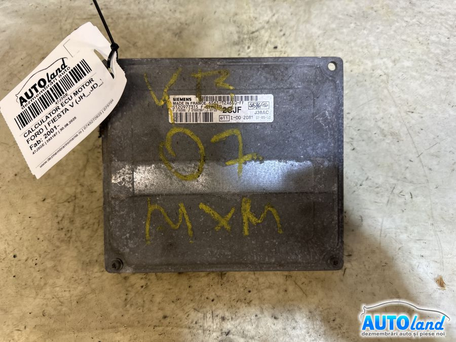 Calculator Ecu Motor 6s6112a650ff Ford FIESTA V JH ,JD 2001