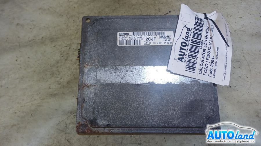 Calculator Ecu Motor 6s6112a650ff Ford FIESTA V JH ,JD 2001