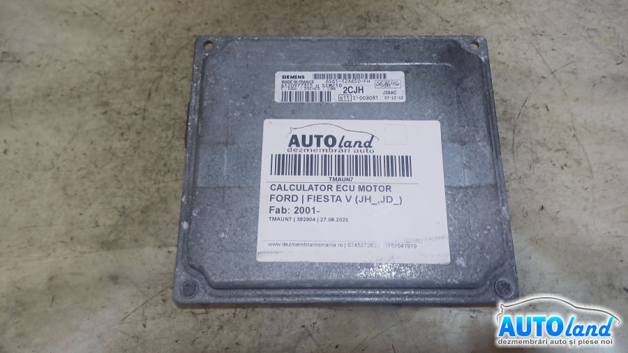 Calculator Ecu Motor 6s6112a650fh Ford FIESTA V JH ,JD 2001