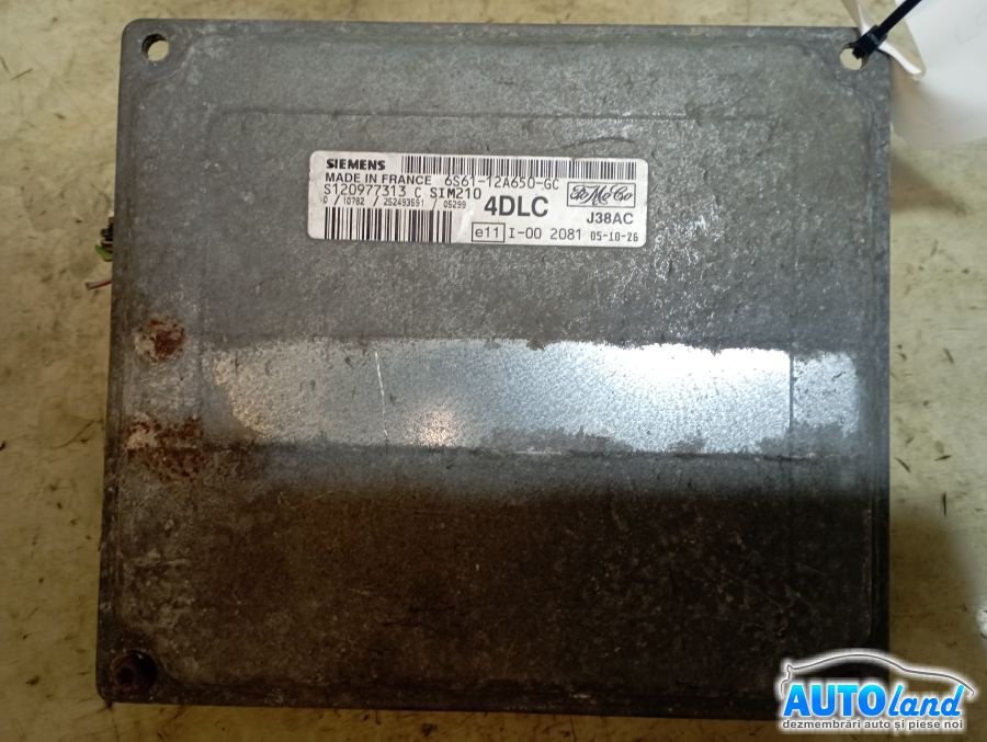 Calculator Ecu Motor 6s6112a650gc 1.4b Ford FIESTA V JH ,JD 2001